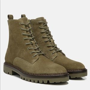 🥾NWT Vince. Cabria Suede Lug Boots Dark Wheat